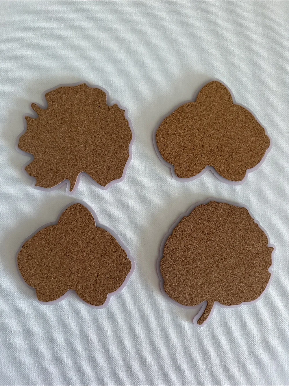 Set of 4 Tropical Glam Coasters Sealed & Durable